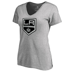 Los Angeles Kings Women's Team Alternate V-Neck T-Shirt - Heather Gray | NHL online