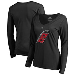 Carolina Hurricanes Women's Team Alternate Long Sleeve V-Neck T-Shirt - Black | NHL on sale