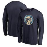 Columbus Blue Jackets Team Alternate Long Sleeve T-Shirt - Navy | NHL near me