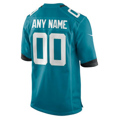 Jacksonville Jaguars Youth Custom Game Jersey - Teal - Nike