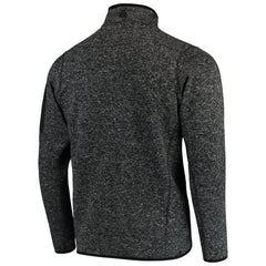 Atlanta Falcons Antigua Fortune Quarter-Zip Pullover Jacket - Heather Black - NFL