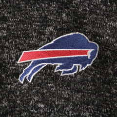 Buffalo Bills Antigua Fortune Quarter-Zip Pullover Jacket - Heathered Black - NFL