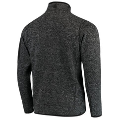 Green Bay Packers Antigua Fortune Quarter-Zip Pullover Jacket - Heather Black - NFL