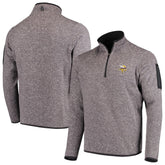 Minnesota Vikings Antigua Fortune Quarter-Zip Pullover Jacket - Charcoal - NFL