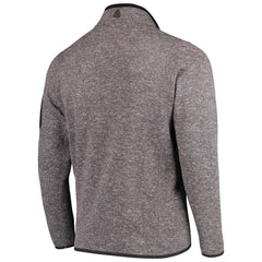 Philadelphia Eagles Antigua Fortune Quarter-Zip Pullover Jacket - Charcoal - NFL