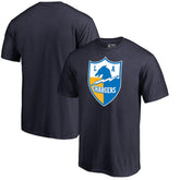 Los Angeles Chargers Vintage Shield Logo T-Shirt - Navy - NFL