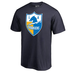 Los Angeles Chargers Vintage Shield Logo T-Shirt - Navy - NFL