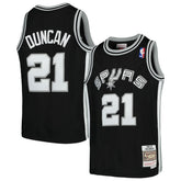 Mitchell & Ness Tim Duncan San Antonio Spurs Youth Swingman Throwback Jersey Black