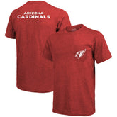 Arizona Cardinals Majestic Threads Tri-Blend Pocket T-Shirt - Cardinal - NFL
