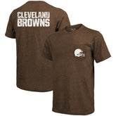 Cleveland Browns Majestic Threads Tri-Blend Pocket T-Shirt - Brown - NFL