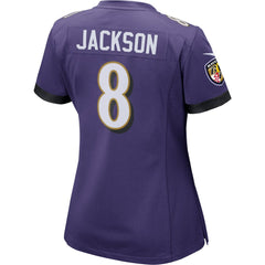 Lamar Jackson Baltimore Ravens Women's Game Player Jersey - Purple - Nike