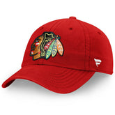 Chicago Blackhawks Fanatics Core Vintage Fundamental Adjustable Hat - Red | Fanatics Clearance