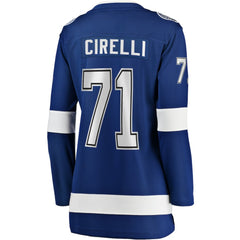 Anthony Cirelli Tampa Bay Lightning Fanatics Women's Home Breakaway Player Jersey - Blue | Fanatics discount