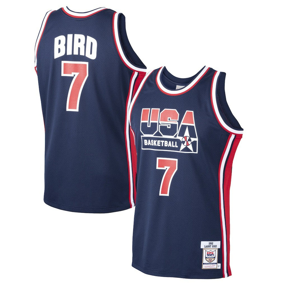 Mitchell & Ness Larry Bird USA Basketball 1992 Dream Team Authentic Jersey Navy
