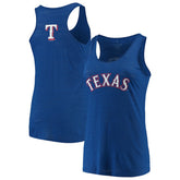 Texas Rangers Soft as a Grape Women's Plus Size Swing for the Fences Racerback Tank Top Outlet