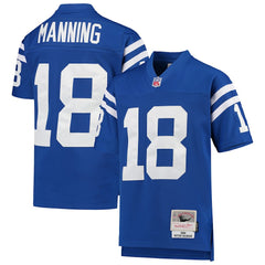 Peyton Manning Indianapolis Colts Youth 1998 Legacy Retired Player Jersey - Royal - Mitchell & Ness