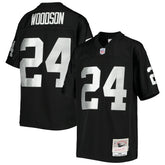 Charles Woodson Las Vegas Raiders Youth 1998 Legacy Retired Player Jersey - Black - Mitchell & Ness