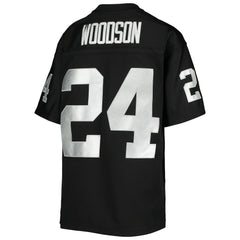 Charles Woodson Las Vegas Raiders Youth 1998 Legacy Retired Player Jersey - Black - Mitchell & Ness