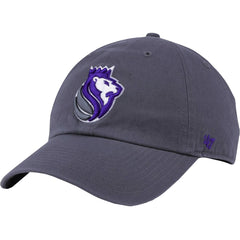 47 brand Sacramento Kings '47 Core Logo Clean Up Adjustable Hat Gray