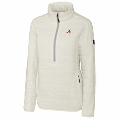 Atlanta Braves Cutter & Buck Women's Rainier Half-Zip Popover Jacket Online