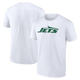 New York Jets Primary Logo T-Shirt - White - NFL