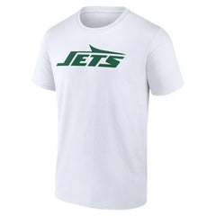 New York Jets Primary Logo T-Shirt - White - NFL