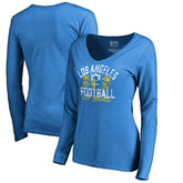 Los Angeles Chargers Women's Hometown Collection LA Football Long Sleeve T-Shirt - Powder Blue - NFL