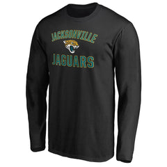 Jacksonville Jaguars Victory Arch Long Sleeve T-Shirt - Black - NFL