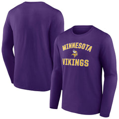 Minnesota Vikings Victory Arch Long Sleeve T-Shirt - Purple - NFL