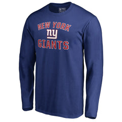 New York Giants Victory Arch Long Sleeve T-Shirt - Royal - NFL