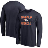 Denver Broncos Victory Arch Long Sleeve T-Shirt - Navy - NFL