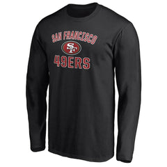San Francisco 49ers Victory Arch Long Sleeve T-Shirt - Black - NFL