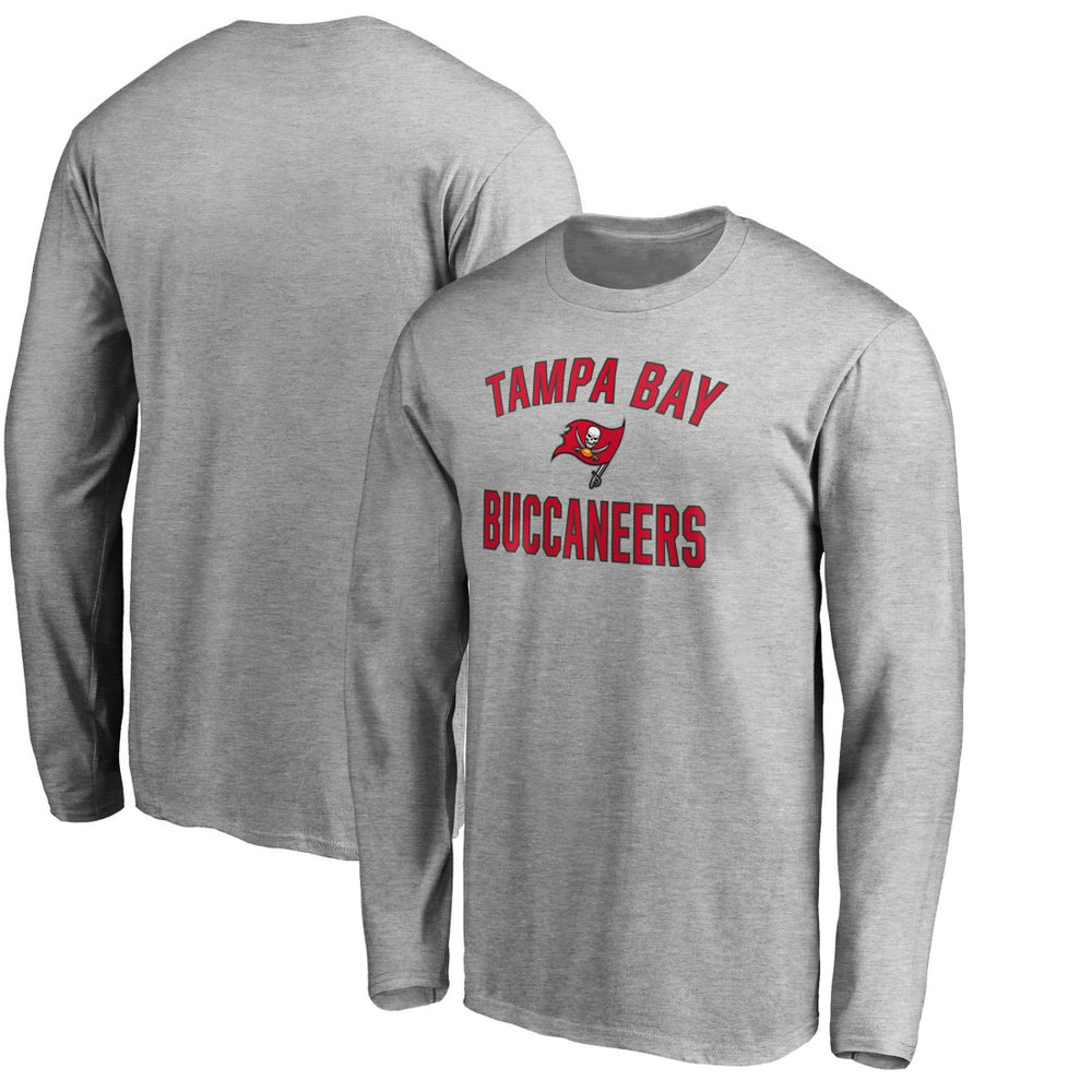Tampa Bay Buccaneers Victory Arch Long Sleeve T-Shirt - Heathered Gray - NFL