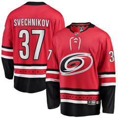 Andrei Svechnikov Carolina Hurricanes Fanatics Alternate Breakaway Player Jersey - Red | Fanatics Clearance