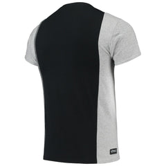 New Orleans Saints Refried Apparel Sustainable Upcycled Split T-Shirt - Black/Gray - NFL