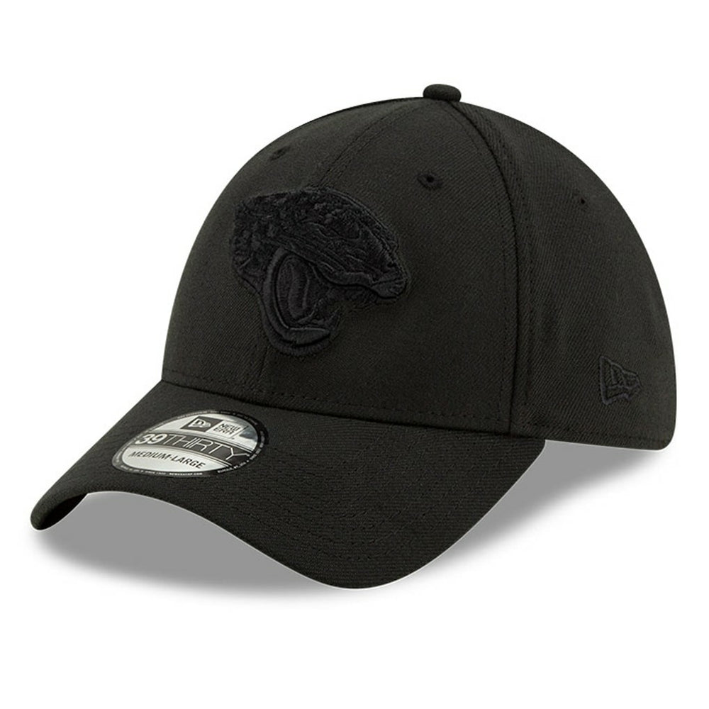 Jacksonville Jaguars New Era Logo 39THIRTY Flex Hat - Black - NFL