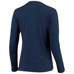 Tennessee Titans G-III 4Her by Carl Banks Women's Post Season Long Sleeve V-Neck T-Shirt - Navy - NFL