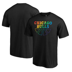 Chicago Bulls Team Pride Wordmark T-Shirt Black