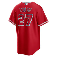 Mike Trout Los Angeles Angels Nike Alternate Replica Player Name Jersey Near Me