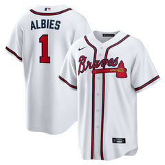 Ozzie Albies Atlanta Braves Nike Home Replica Player Name Jersey Outlet