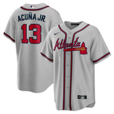 Ronald Acuna Jr. Atlanta Braves Nike Road Replica Player Name Jersey Near Me
