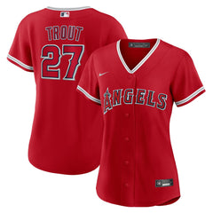 Mike Trout Los Angeles Angels Nike Women's Alternate Replica Player Jersey Sale