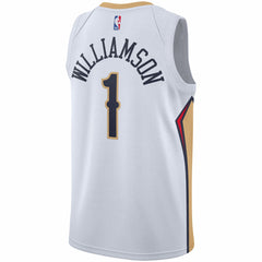 Nike Zion Williamson New Orleans Pelicans 2019/2020 Swingman Jersey Association Edition White