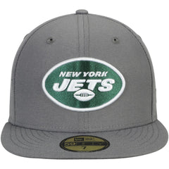 New York Jets New Era Storm 59FIFTY Fitted Hat - Graphite - NFL