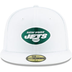 New York Jets New Era Omaha 59FIFTY Fitted Hat - White - NFL