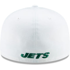 New York Jets New Era Omaha 59FIFTY Fitted Hat - White - NFL