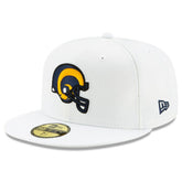 Los Angeles Rams New Era Historic Omaha 59FIFTY Fitted Hat - White - NFL
