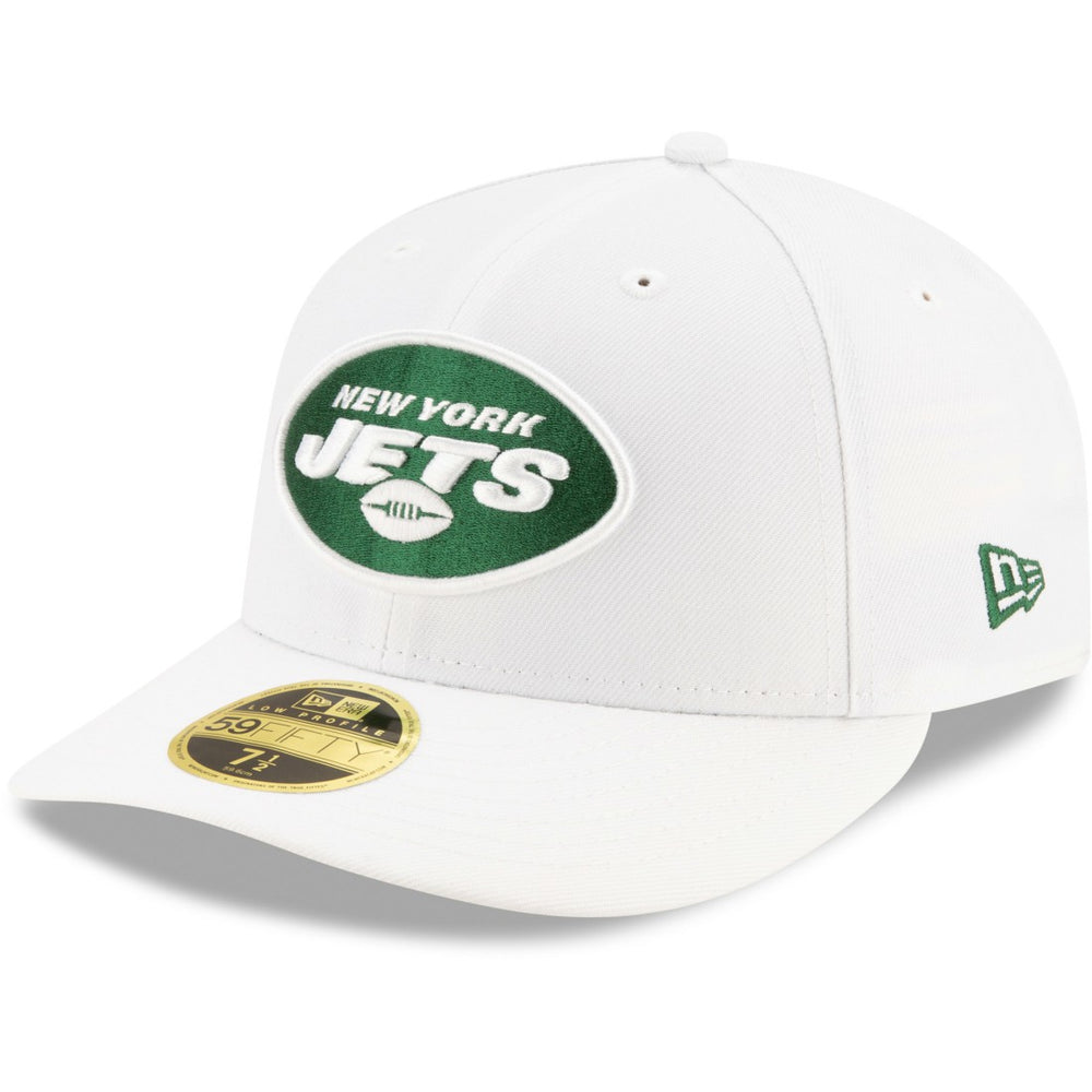 New York Jets New Era Omaha Low Profile 59FIFTY Fitted Hat - White - NFL