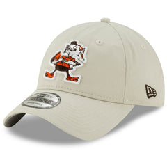 Cleveland Browns New Era Historic Playmaker 9TWENTY Adjustable Hat - Khaki - NFL