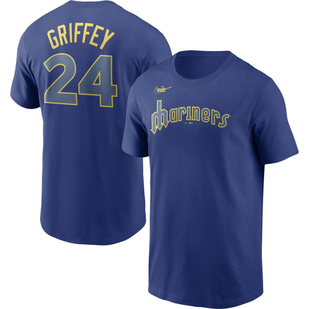 Ken Griffey Jr. Seattle Mariners Nike Cooperstown Collection Name & Number T-Shirt for sale